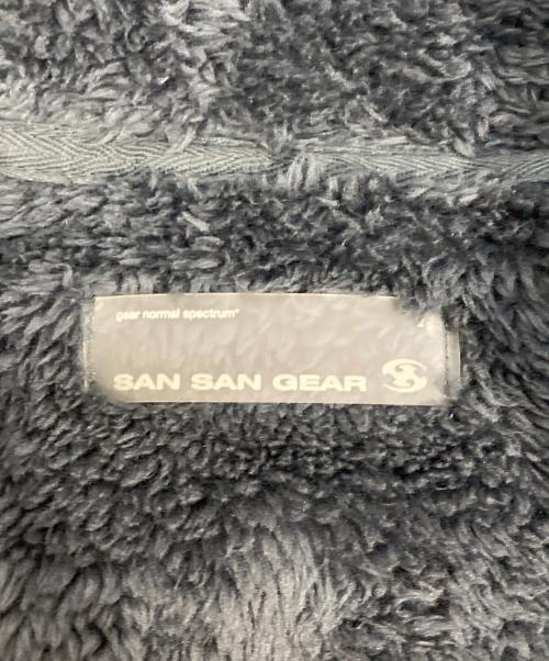 san san gear（サンサンギア）san san gear (サンサンギア) FLEECE HOODED JACKET ネイビー サイズ:M(2)の古着・服飾アイテム