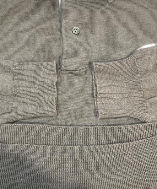 Graphpaper（グラフペーパー）Graphpaper (グラフペーパー) Suvin Oversized L/S Polo グレー サイズ:Freeの古着・服飾アイテム