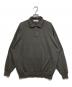 Graphpaper（グラフペーパー）の古着「Suvin Oversized L/S Polo」｜グレー