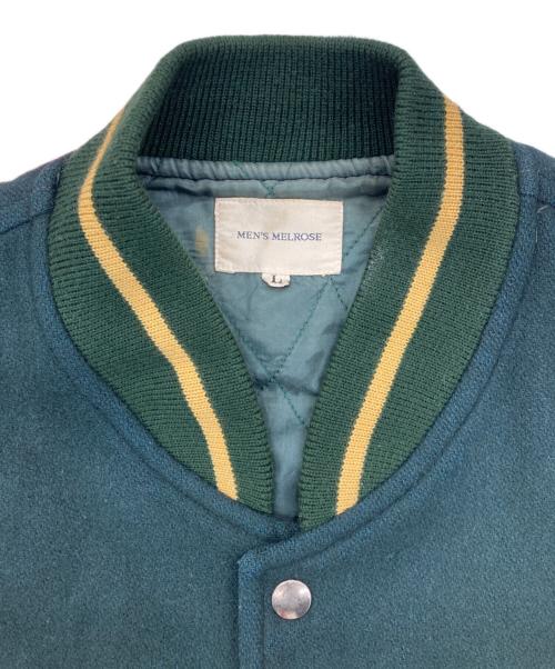 MEN's MELROSE（メンズメルローズ）MEN'S MELROSE (メンズメルローズ) スタジャン グリーン サイズ:Lの古着・服飾アイテム