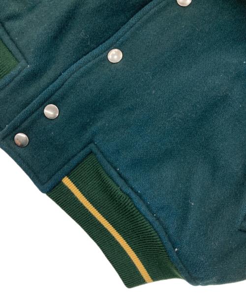 MEN's MELROSE（メンズメルローズ）MEN'S MELROSE (メンズメルローズ) スタジャン グリーン サイズ:Lの古着・服飾アイテム