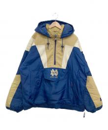 STARTER（スターター）の古着「中綿アノラックパーカー」｜ブルー