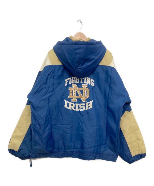STARTER（スターター）STARTER (スターター) 中綿アノラックパーカー ブルー サイズ:Lの古着・服飾アイテム