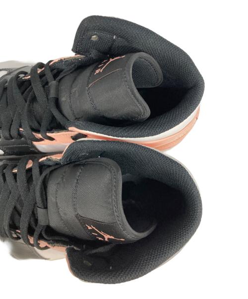 NIKE（ナイキ）NIKE (ナイキ) AIR JORDAN 1 MID ブラック×ピンク サイズ:27.5cmの古着・服飾アイテム