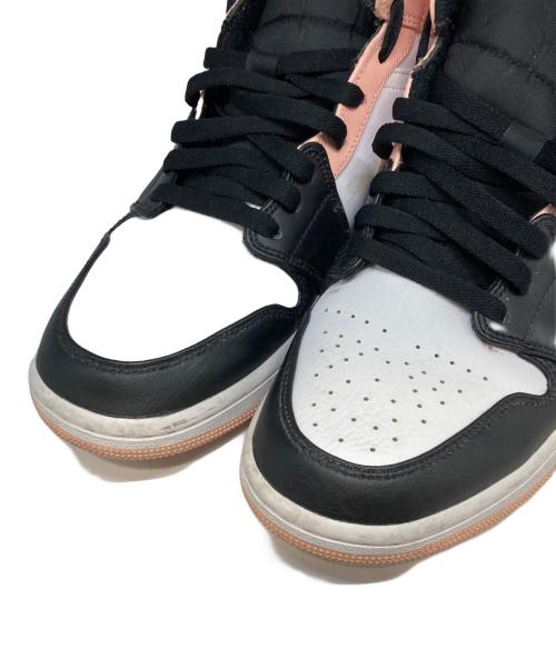 NIKE（ナイキ）NIKE (ナイキ) AIR JORDAN 1 MID ブラック×ピンク サイズ:27.5cmの古着・服飾アイテム