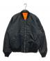 ALPHA（アルファ）の古着「MA-1ナイロンジャケット」｜ブラック