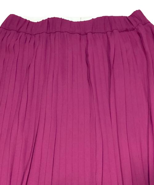 Diagram（ダイアグラム）Diagram (ダイアグラム) リバーウールプリーツスカート パープル サイズ:S(36)の古着・服飾アイテム