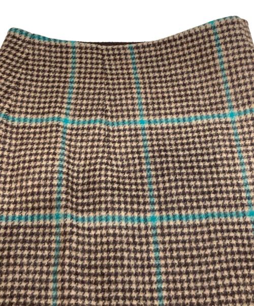 Diagram（ダイアグラム）Diagram (ダイアグラム) リバーウールプリーツスカート パープル サイズ:S(36)の古着・服飾アイテム