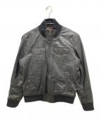 SCOTCH & SODAスコッチアンドソーダ）の古着「レザージャケット」｜ブラック