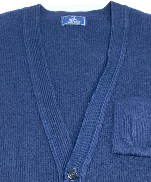 SAINT JAMES（セントジェームス）SAINT JAMES (セントジェームス) ニットジャケット ネイビー サイズ:XLの古着・服飾アイテム