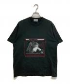 C.Eシーイー）の古着「WASHED PIXEL FLAME TEE」｜ブラック