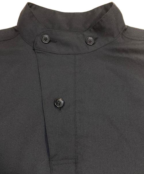 RAINMAKER（レインメーカー）RAINMAKER (レインメーカー) プルオーバーロングテイルシャツ ブラック サイズ:46(M)の古着・服飾アイテム