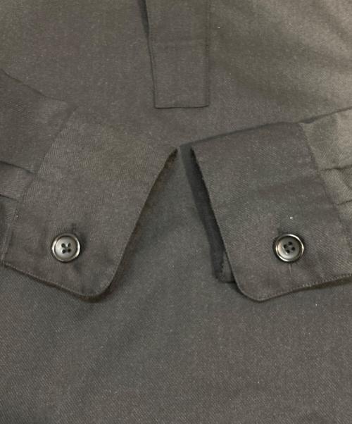 RAINMAKER（レインメーカー）RAINMAKER (レインメーカー) プルオーバーロングテイルシャツ ブラック サイズ:46(M)の古着・服飾アイテム