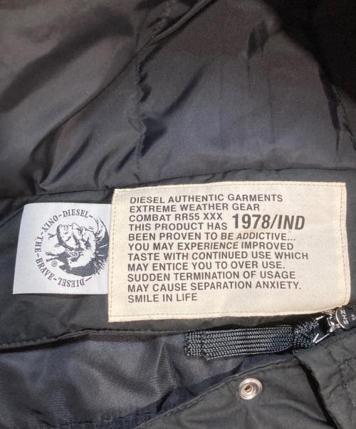 DIESEL（ディーゼル）DIESEL (ディーゼル) 中綿モッズコート ブラック サイズ:XSの古着・服飾アイテム