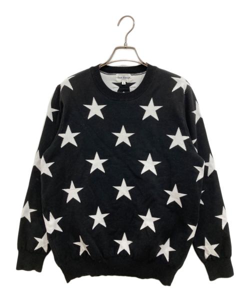 JACK BUNNY（ジャックバニー）JACK BUNNY (ジャックバニー) 星柄ジャガードニット ブラック サイズ:4（M程度）の古着・服飾アイテム
