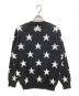 JACK BUNNY (ジャックバニー) 星柄ジャガードニット ブラック サイズ:4（M程度）：4000円
