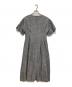 MACKINTOSH PHILOSOPHY (マッキントッシュ フィロソフィー) リネン混チェックワンピース グレー サイズ:M：4000円