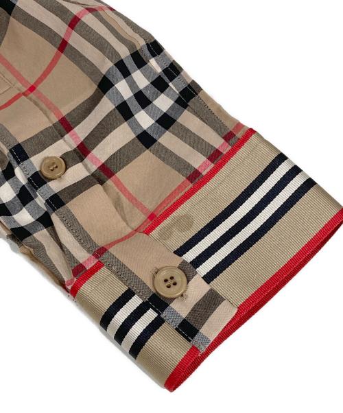 BURBERRY（バーバリー）BURBERRY (バーバリー) ノヴァチェック長袖シャツ ブラウン サイズ:Lの古着・服飾アイテム