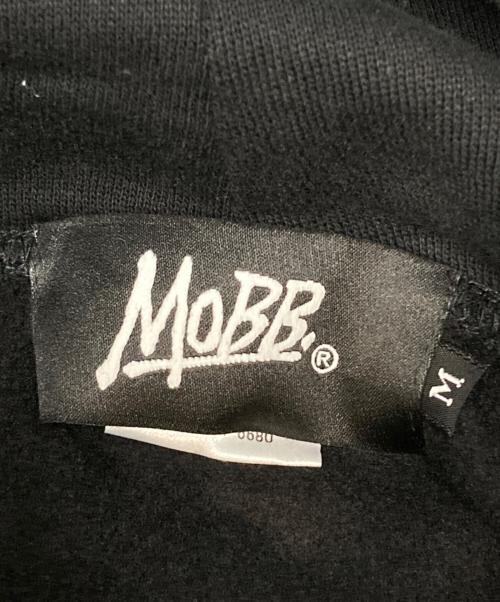 MOBB（モブ）MOBB (モブ) 発砲プリントプルオーバーパーカー ブラック サイズ:Mの古着・服飾アイテム