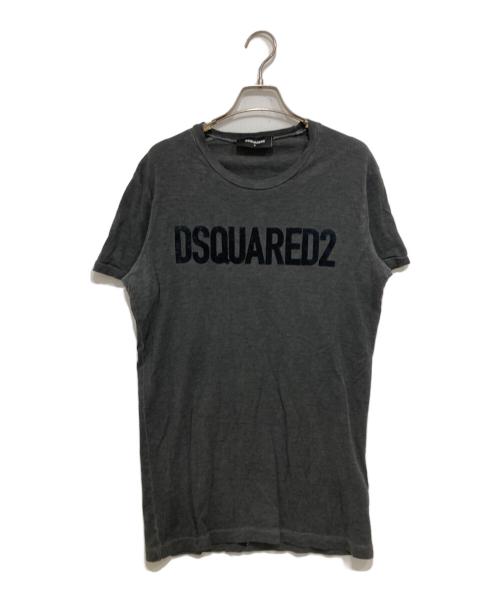 DSQUARED2（ディースクエアード）DSQUARED2 (ディースクエアード) ロゴTシャツ ブラック サイズ:Mの古着・服飾アイテム