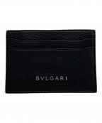 BVLGARIブルガリ）の古着「レザーカードケース」｜ブラック
