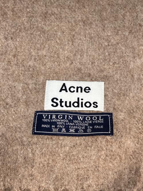 Acne studios（アクネ ストゥディオス）Acne studios (アクネ ストゥディオス) ウールマフラー ブラウンの古着・服飾アイテム
