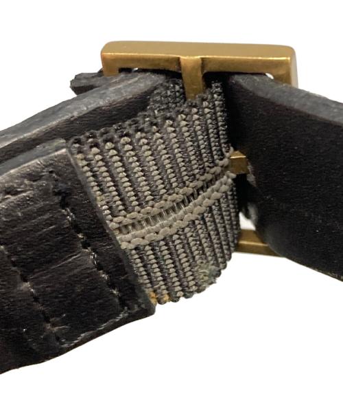 GUCCI（グッチ）GUCCI (グッチ) GGキャンバスウェッジソールサンダル ブラック サイズ:24cm(37 1/2)の古着・服飾アイテム