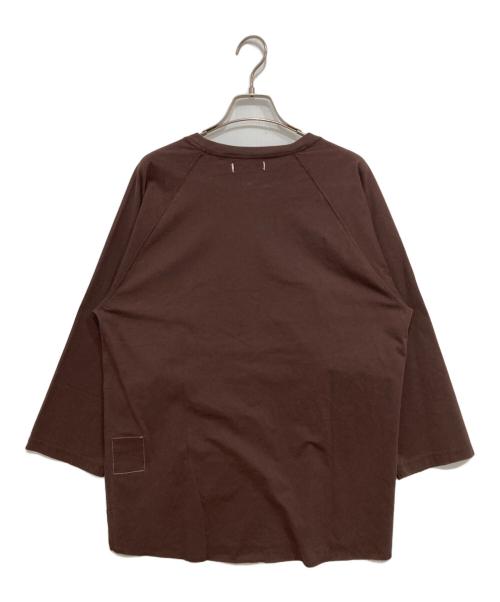 nonnative（ノンネイティブ）nonnative (ノンネイティブ) DWELLER Q/S TEE COTTON JERSEY ブラウン サイズ:Mの古着・服飾アイテム