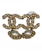 CHANELシャネル）の古着「ココマークピアス」｜ゴールド