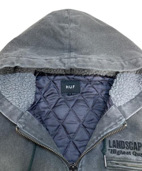 HUF（ハフ）HUF (ハフ) LANDSCAPING HOODED JACKET グレー サイズ:Sの古着・服飾アイテム
