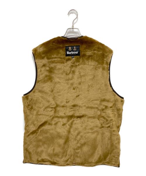 Barbour（バブアー）Barbour (バブアー) フロントジップ ファー ライナー ベスト ベージュ サイズ:XL (44)の古着・服飾アイテム