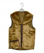 Barbourバブアー）の古着「フロントジップ ファー ライナー ベスト」｜ベージュ