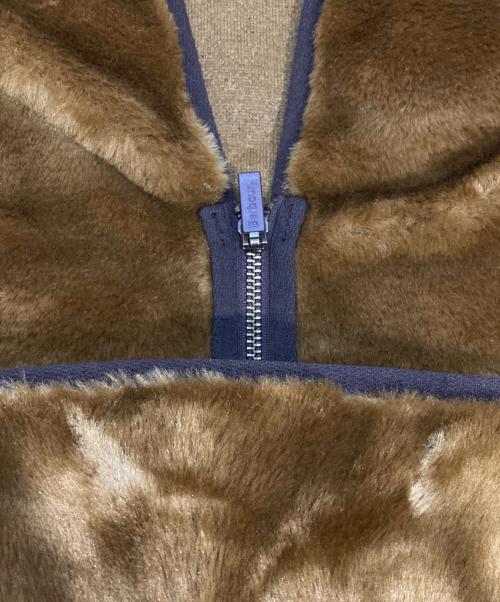 Barbour（バブアー）Barbour (バブアー) フロントジップ ファー ライナー ベスト ベージュ サイズ:36(S)の古着・服飾アイテム