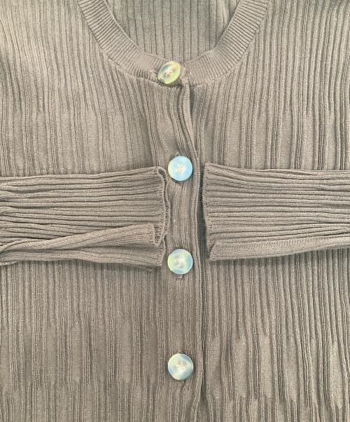 HER LIP TO（ハーリップトゥ）Her lip to (ハーリップトゥ) All Day Random Ribbed Knit Set ブラウン サイズ:Sの古着・服飾アイテム