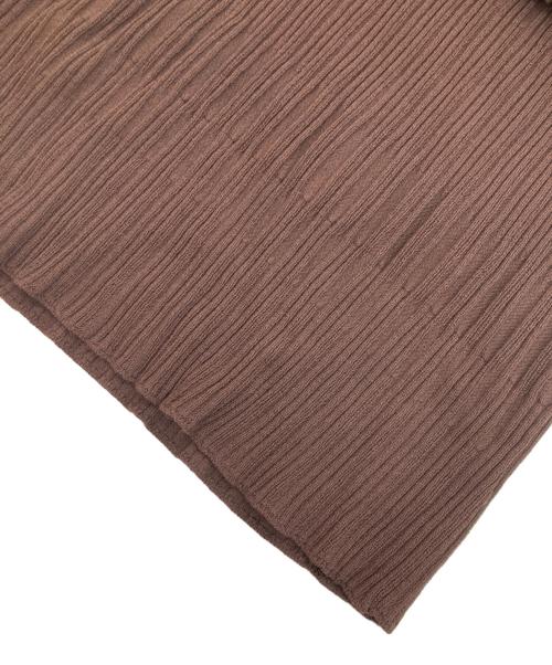 HER LIP TO（ハーリップトゥ）Her lip to (ハーリップトゥ) All Day Random Ribbed Knit Set ブラウン サイズ:Sの古着・服飾アイテム