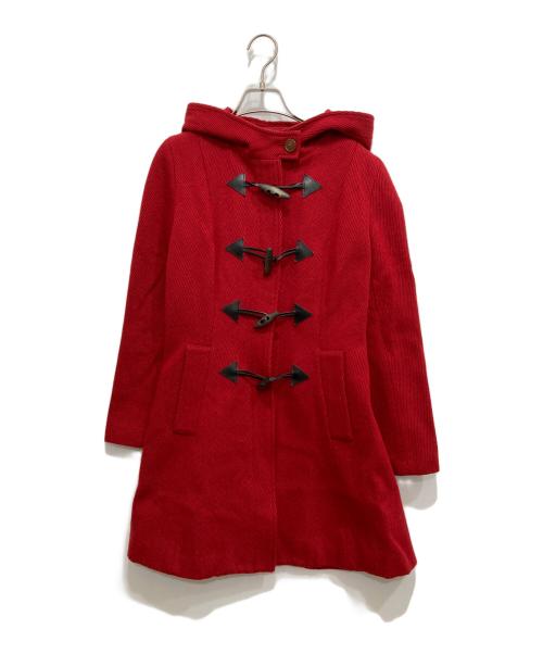 Vivienne Westwood RED LABEL（ヴィヴィアンウエストウッドレッドレーベル）Vivienne Westwood RED LABEL (ヴィヴィアンウエストウッドレッドレーベル) トグルボタンダッフルコート レッド サイズ:2の古着・服飾アイテム