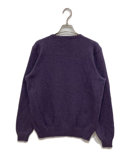 POLO RALPH LAUREN（ポロ・ラルフローレン）POLO RALPH LAUREN (ポロ・ラルフローレン) コットンニット パープル サイズ:Mの古着・服飾アイテム