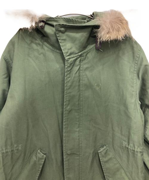 FRED PERRY（フレッドペリー）FRED PERRY (フレッドペリー) ライナー付フィッシュテールモッズコート カーキ サイズ:Sの古着・服飾アイテム