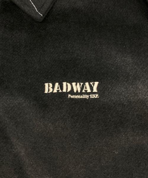 BADWAY（バッドウェイ）BADWAY (バッドウェイ) Shaggy Coach jacket ブラック サイズ:Lの古着・服飾アイテム