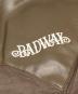 中古・古着 BADWAY (バッドウェイ) Western leather down jacket ブラウン サイズ:L：6000円