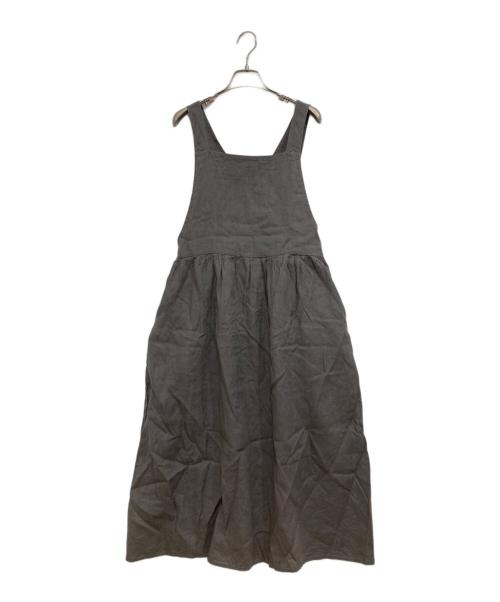 fog linen work（フォグリネンワーク）fog linen work (フォグリネンワーク) リネンワンピース グレー サイズ:Freeの古着・服飾アイテム