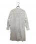 LE GLAZIK (ル グラジック) コットンリネンシャツワンピース ホワイト サイズ:36 未使用品：5000円