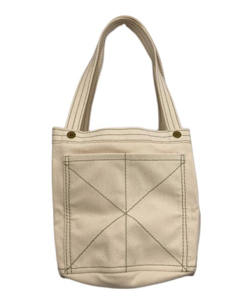 一澤帆布（イチザワハンプ）一澤帆布 (イチザワハンプ) キャンバストートバッグ アイボリーの古着・服飾アイテム