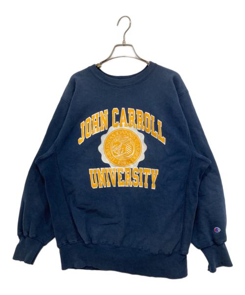 Champion REVERSE WEAVE（チャンピオン リバース ウィーブ）Champion REVERSE WEAVE (チャンピオン リバース ウィーブ) 90sリバースウィーブスウェット ネイビー サイズ:XLの古着・服飾アイテム