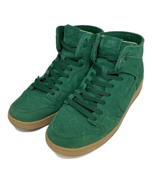 NIKE SB（ナイキエスビー）NIKE SB (ナイキエスビー) ハイカットスニーカー グリーン サイズ:27.5cmの古着・服飾アイテム