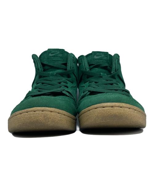 NIKE SB（ナイキエスビー）NIKE SB (ナイキエスビー) ハイカットスニーカー グリーン サイズ:27.5cmの古着・服飾アイテム