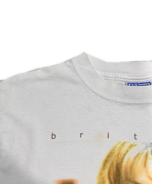 BRITNEY SPEARS（ブリトニースピアーズ）BRITNEY SPEARS (ブリトニースピアーズ) シンガーTEE ホワイト サイズ:SMサイズ(YOUTH L)の古着・服飾アイテム