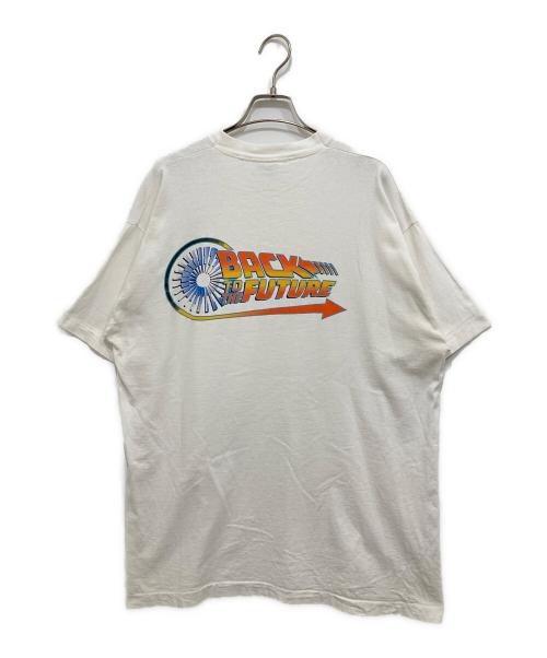 BACK TO THE FUTURE（バックトゥザフューチャー）BACK TO THE FUTURE (バックトゥザフューチャー) ヴィンテージムービーTEE ホワイト サイズ:XLの古着・服飾アイテム