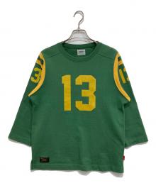 WTAPS（ダブルタップス）の古着「フットボールTシャツ」｜グリーン