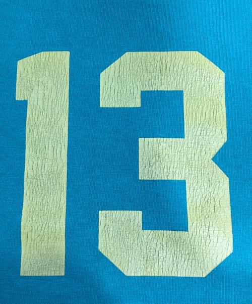 WTAPS（ダブルタップス）WTAPS (ダブルタップス) フットボールTシャツ グリーン サイズ:Mの古着・服飾アイテム